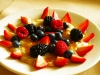 crème brûlée oatmeal with fresh berries
